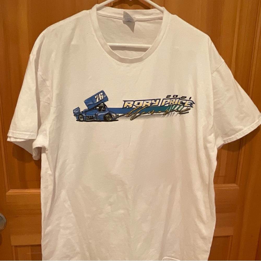 Rory Price Memorial T shirt, from Evergreen Speedway August 2021